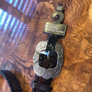 Ralph Lauren weather brown belt size 32